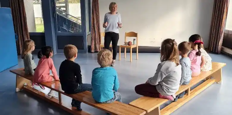Diana Beyer trainiert Kinder